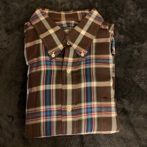 J Mclaughlin Shirt Mens XL
Plaid Long Sleeve Button
Down Casual